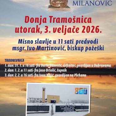 PROGRAM: Obljetnica mučeništva fra Lovre Milanovića