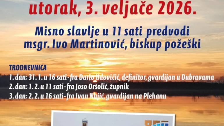 PROGRAM: Obljetnica mučeništva fra Lovre Milanovića